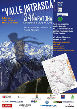 34a Maratona della Valle Intrasca Edizione intitolata a Marco Veniani