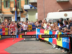 Alfredo Fasolo e Tiziano Ronchetti prima coppia classificata della 34a Maratona della Valle Intrasca