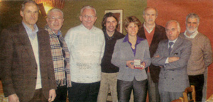 Il Sindaco Silvia Marchionini con i rappresentanti del CAI Verbano