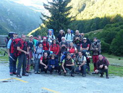 Il CAI Verbano e il CAI Frascati insieme in Val Grande: foto di gruppo in Val Loana