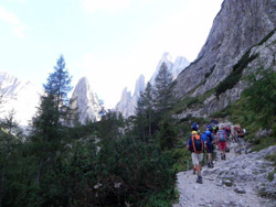 Il CAI Verbano alle Dolomiti Orientali – gruppo del Popera: verso il rifugio Comici