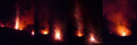 Il CAI Verbano in trekking alle Isole Eolie: serie di eruzioni notturne sullo Stromboli