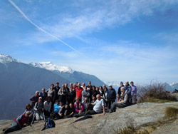 Con il Cai Verbano in gita al Mont’Orfano, foto ricordo dei partecipanti