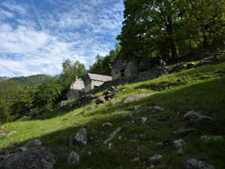 Il CAI Verbano sul Pizzo Salmone in Val Onsernone nel Canton Ticino (CH): il primo Alpe Cortone