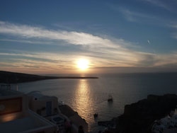 CAI Verbano, una settimana a Santorini: tramonto visto da Oia