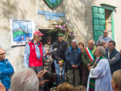 CAI Verbano: Dedicazione del Rifugio al Pian Cavallone a Roberto Clemente: Franco Rossi ricorda Roberto Clemente Presidente della Sezione per 36 anni