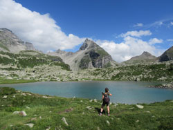 CAI Verbano - Le Caldaie e il Lago del Bianco in Alta Alpe Veglia: il lago del Bianco ed il Pizzo Moro