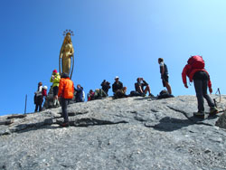 CAI Verbano - Ferrata delle Guide al Monte Moro: la Madonna delle Nevi al passo di Monte Moro