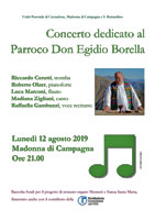 Unità Pastorale di Cavandone, Madonna di Campagna e S.Bernardino - Concerto dedicato al Parroco Don Egidio Borella