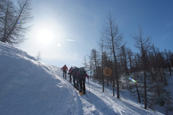 CAI Verbano - Alpe Devero - Pizzo Troggi: al colle prima dell'alpe Sangiatto