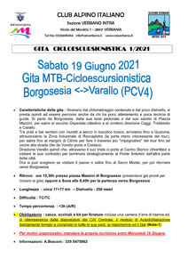 CAI Verbano: Gita MTB - Cicloescursionistica  Borgosesia - Varallo
