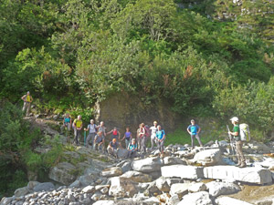CAI Verbano - Giro panoramico ai piedi del Monte Rosa alla scoperta dell'Alpe Crosa: attraversamento del Rio Pedriola all'alpe Burki