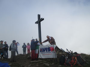 CAI Verbano - Festa della Croce Avis al Monte Todano: durante la celebrazione