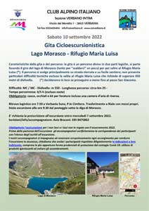 CAI Verbano: Gita cicloescursionistica Lago Morasco - Rifugio Maria Luisa