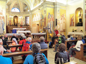 CAI Verbano - 'Dal Lago alla Montagna', escursione storica in attesa del 150° anniversario della nostra Sezione: Chiesa Parrocchiale di San Bernardo ad Arizzano