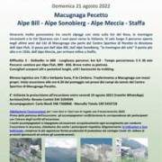 CAI Verbano: Macugnaga Pecetto -  Alpe Bill - Alpe Sonobierg - Alpe Meccia - Staffa - 21 agosto 2022