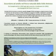 CAI Verbano: Escursione ad anello nel Parco naturale della Valle Antrona - 2 ottobre 2022