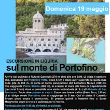 CAI Verbano: Escursione in Liguria sul monte di Portofino - 19 maggio 2024