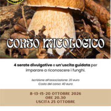 Corso Micologico a cura del Gruppo di Verbania dell'Associazione Micologica Bresadola - ottobre 2026