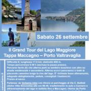 Il Grand Tour del Lago Maggiore: Tappa Maccagno-Porto Valtravaglia - 26 settembre 2026